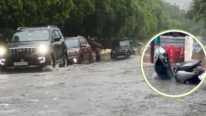 सड़कें जलमग्न, घरों में घुसा पानी; बारिश में ही नोएडा का हुआ बुरा हाल