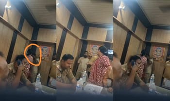 UP: पुलिस चौकी में BJP नेत्री का थप्पड़ कांड, वीडियो वायरल होने पर केस