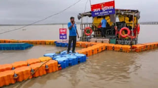 प्रयागराज में बाढ़ का कहर, गंगा-यमुना उफान पर; घरों में घुसा पानी, दशाश्वमेध घाट भी जलमग्न