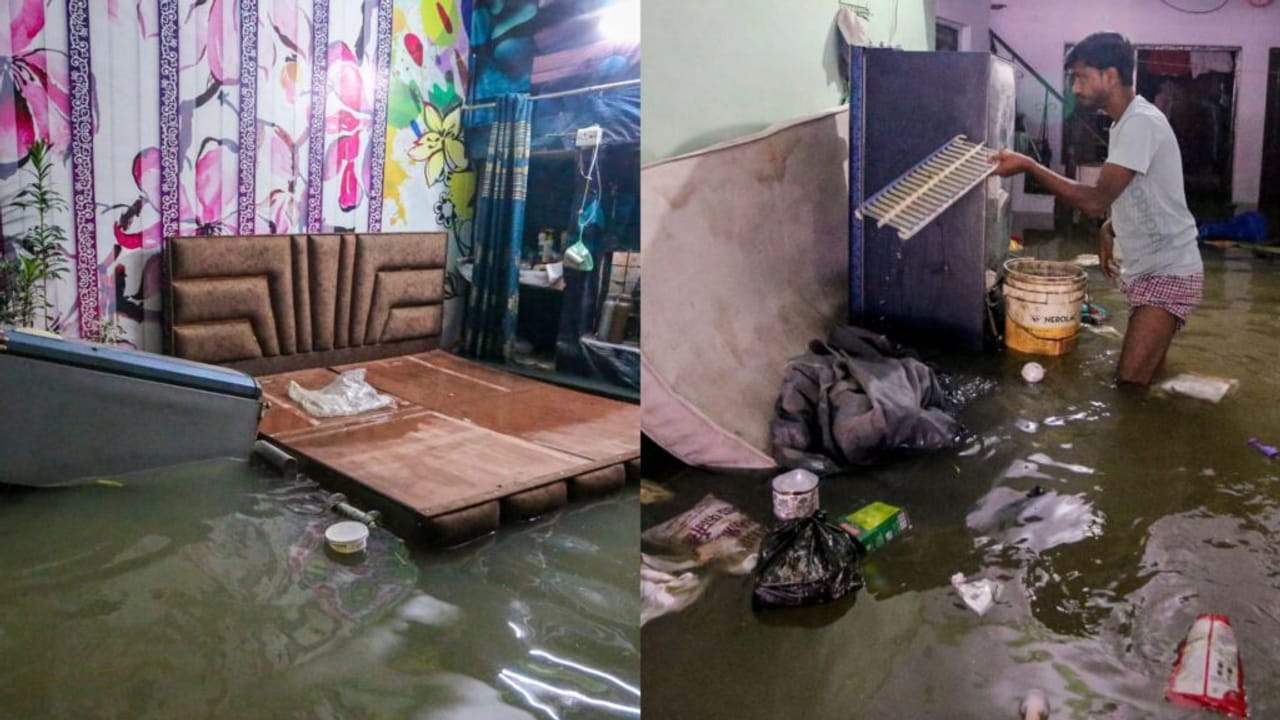 टापू बना थाना, मुहल्ले में चली नाव; बाढ़ से प्रयागराज में हुआ बुरा हाल… Photos