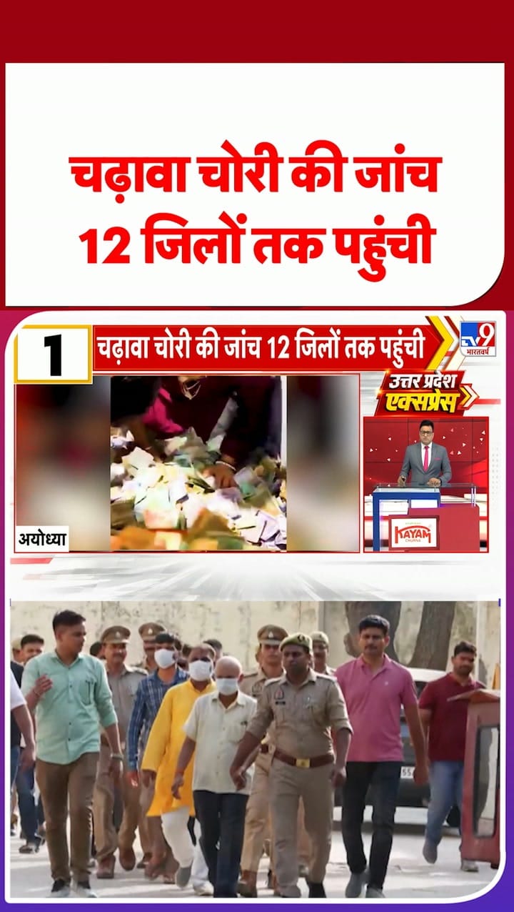 राम मंदिर चढ़ावा चोरी की जांच 12 जिलों तक पहुंची