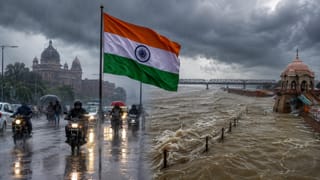 आजादी के उत्सव के बीच UP में भारी बारिश का अलर्ट, इन जिलों में बरसेंगे बदरा; देखें मौसम अपडेट