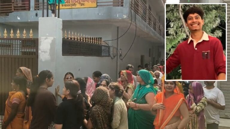 दिल्ली हॉस्टल हादसे में औरैया के पवन की मौत, छोटी बहन ने दी मुखाग्नि