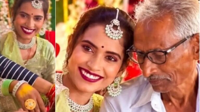 30 की दुल्हन-75 का दूल्हा… रील की रीच बढ़ाने का ट्रिक सीखते हुआ प्यार